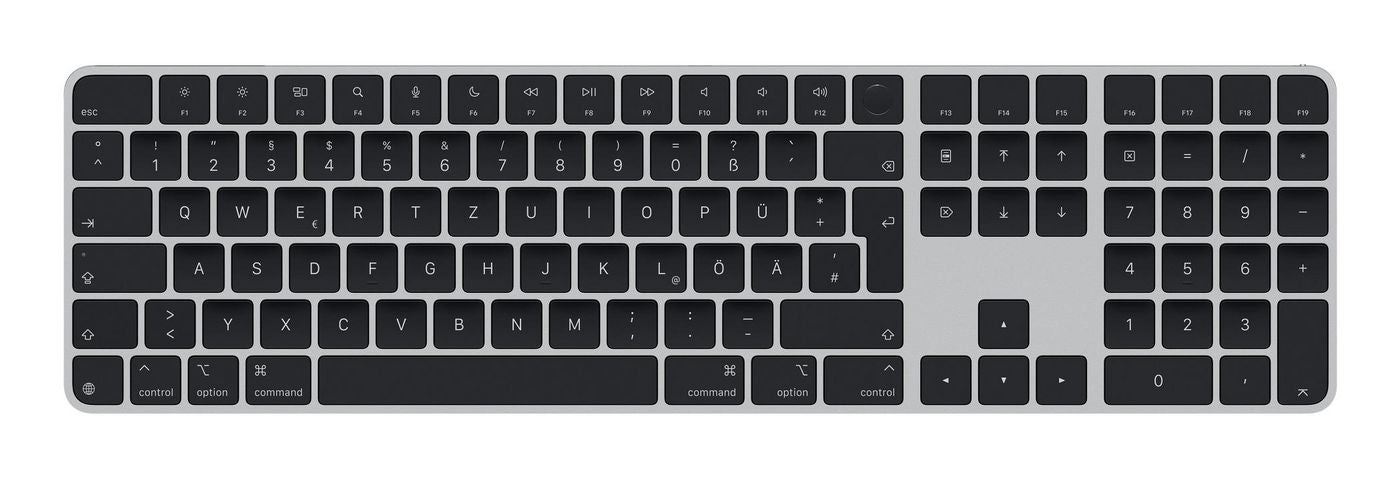 Apple Magic Keyboard – Tastatur – Bluetooth & USB‑C – QWERTZ (DE) – Schwarz – für Mac