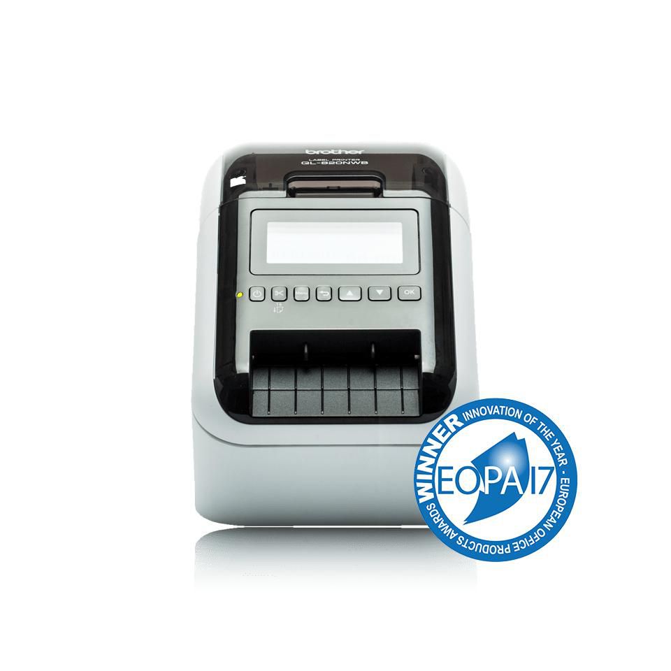 Brother DYMO LabelWriter QL-820NWB – Etikettendrucker, Thermodirekt, für DK-Rollen, WLAN, Bluetooth, 300 × 600 dpi