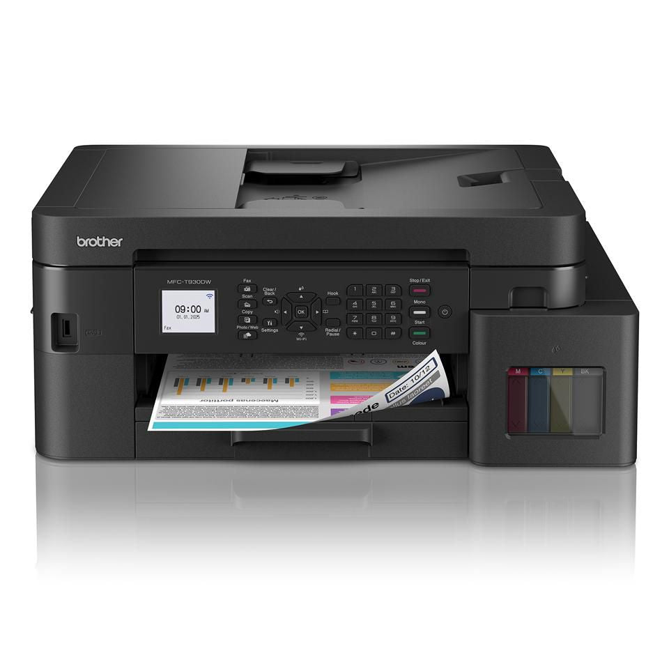 Brother Mfc-T930Dw Multifunktionsgerät – Farbiger Tintenstrahl-MFP A4, 3-in-1 – WLAN – 30 S./Min. S/W