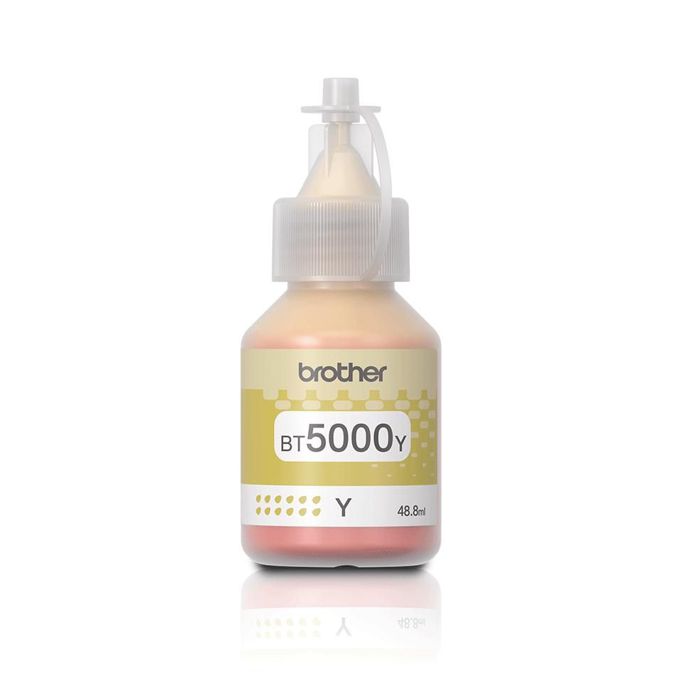Brother BT5000Y Gelbe Tintenpatrone (Original) – 5'000 Seiten – für DCPT300/500W/700W, MFCT800W/910DW