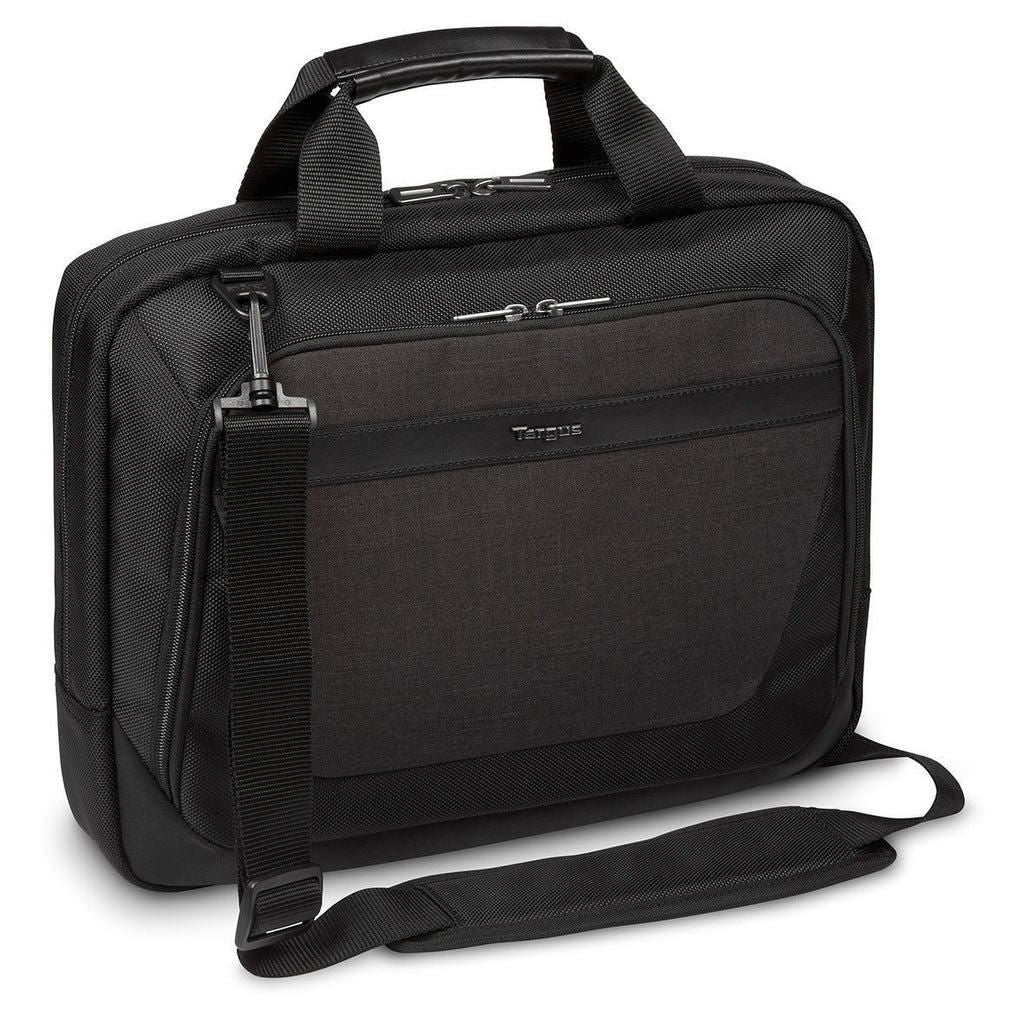 Targus CitySmart Essential Multi-Fit Notebook-Tasche bis 14,0" – mit abnehmbarem Schultergurt – Schwarz/Grau