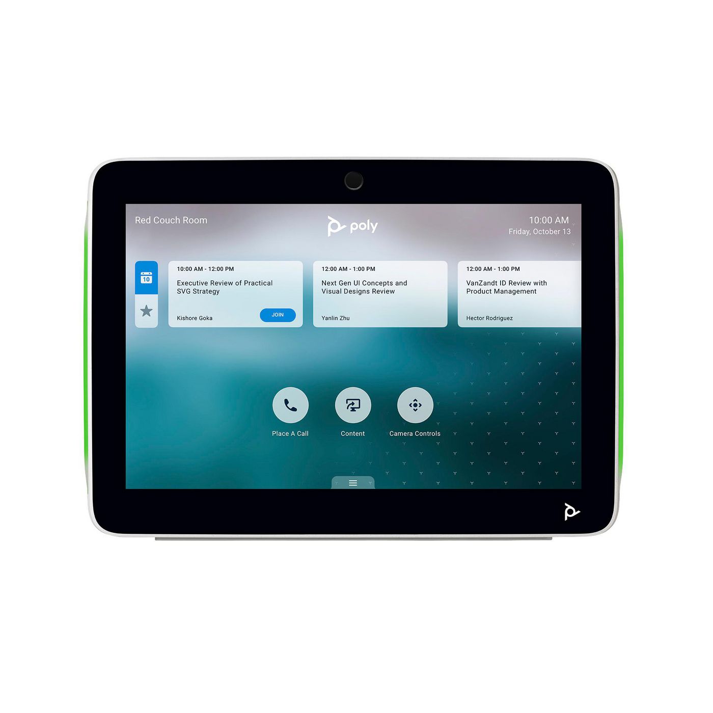 HP Poly TC10 – Touchpanel – 10,1", Ethernet/LAN/PoE, Weiss