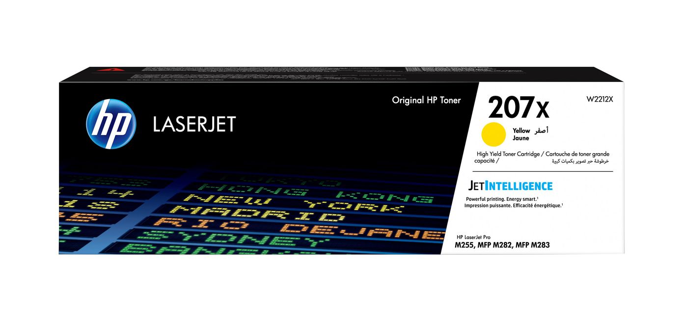 HP Toner 207X – gelb, 2450 Seiten
