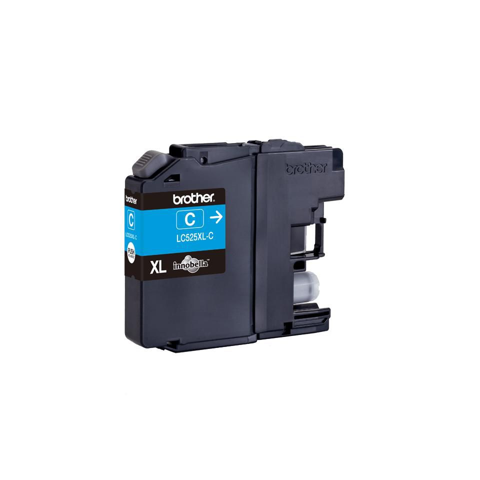 Brother LC-525XLC Cyan Tintenpatrone (Original) – 1'300 Seiten – für DCP-J100/105, MFC-J200