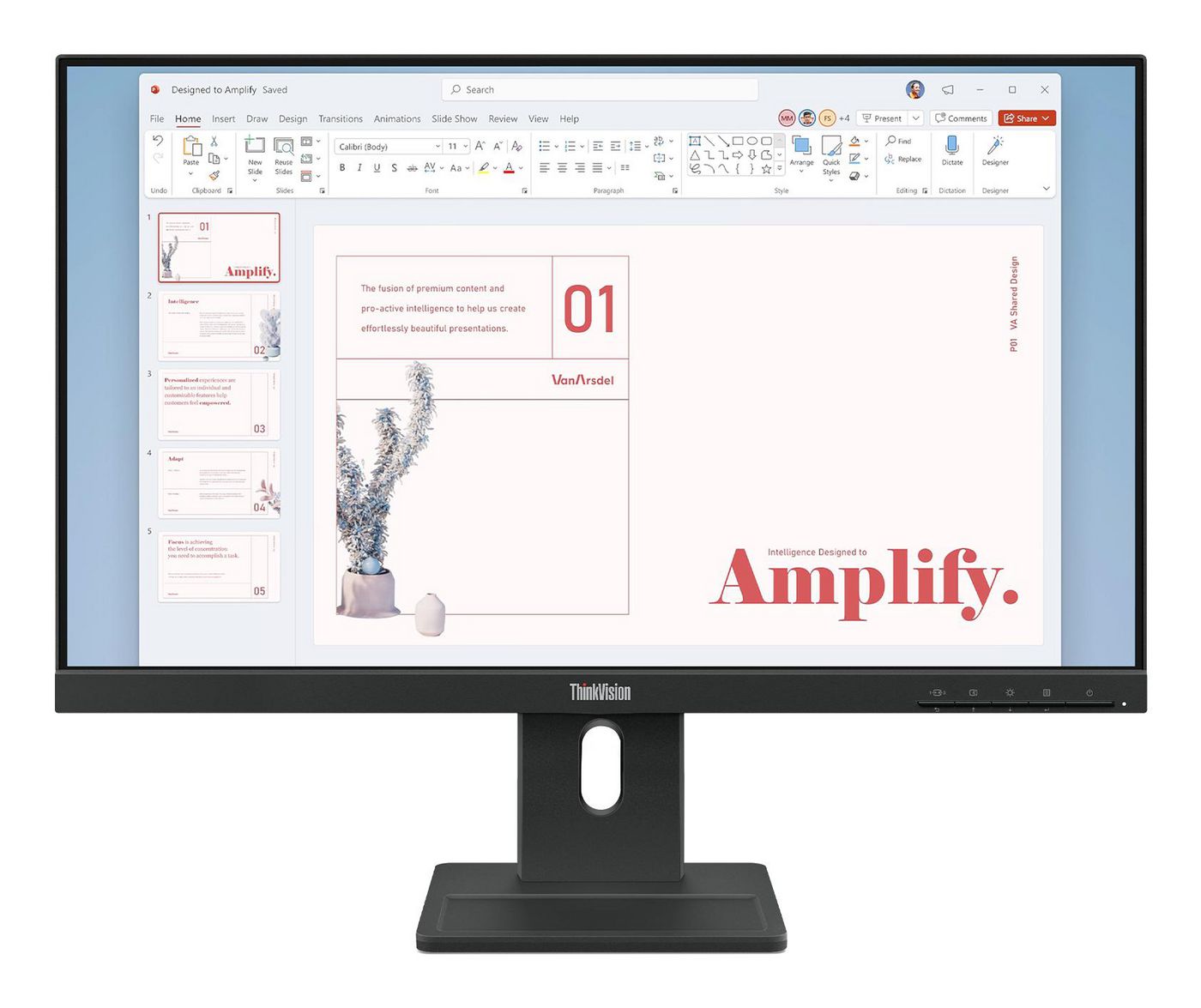 Lenovo ThinkVision E24-40 LED – Monitor, 23,8" 1920 × 1080 (Full HD), LCD, Schwarz