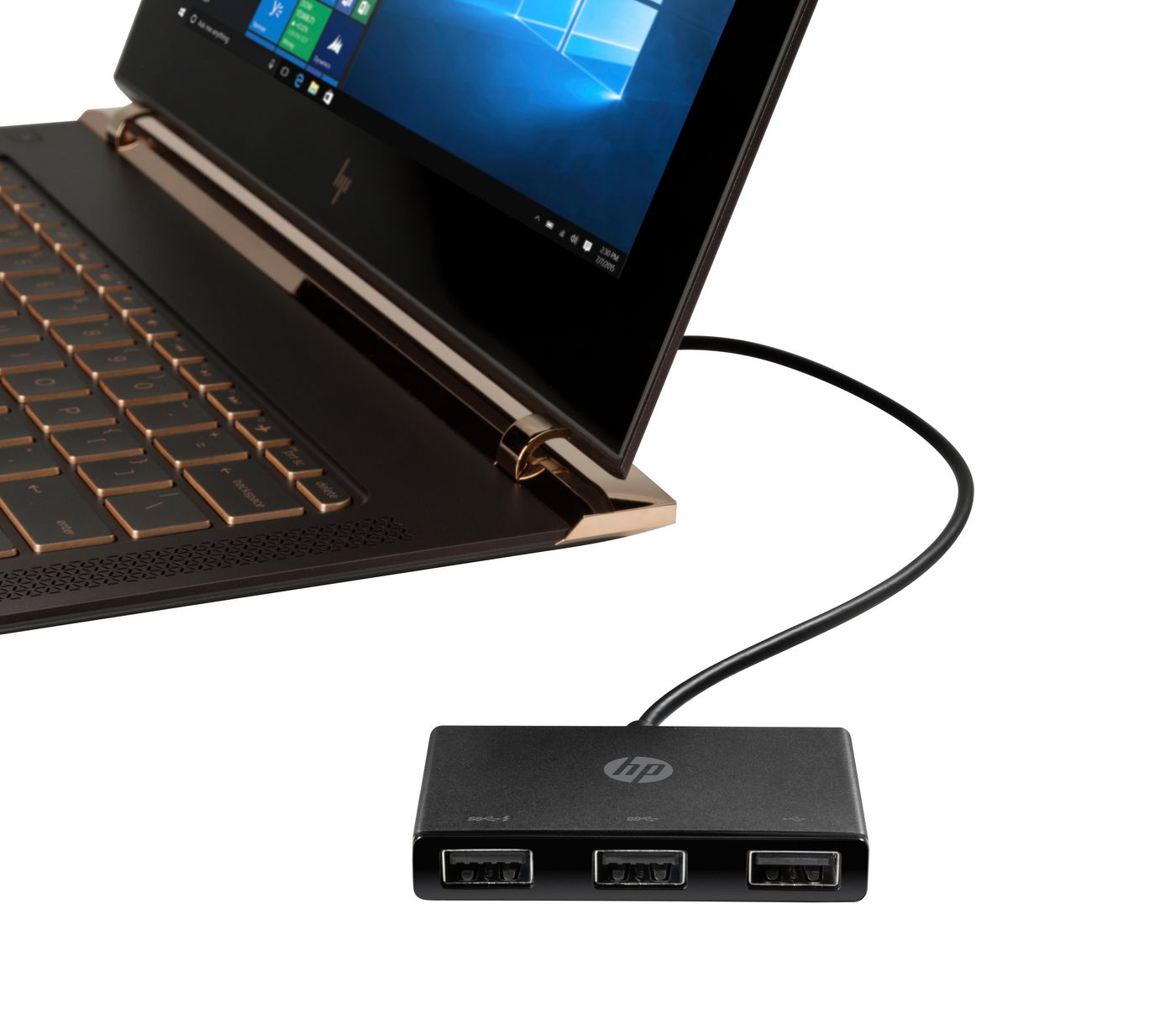 HP USB-Hub – USB-C, 3× USB-A, für HP ZBook/ProBook/EliteBook