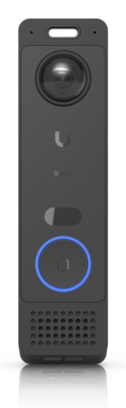 Ubiquiti IP-Türsprechanlage – 5 MP, Nachtsicht, PoE, IP55, Aussen, Schwarz, für UniFi Access