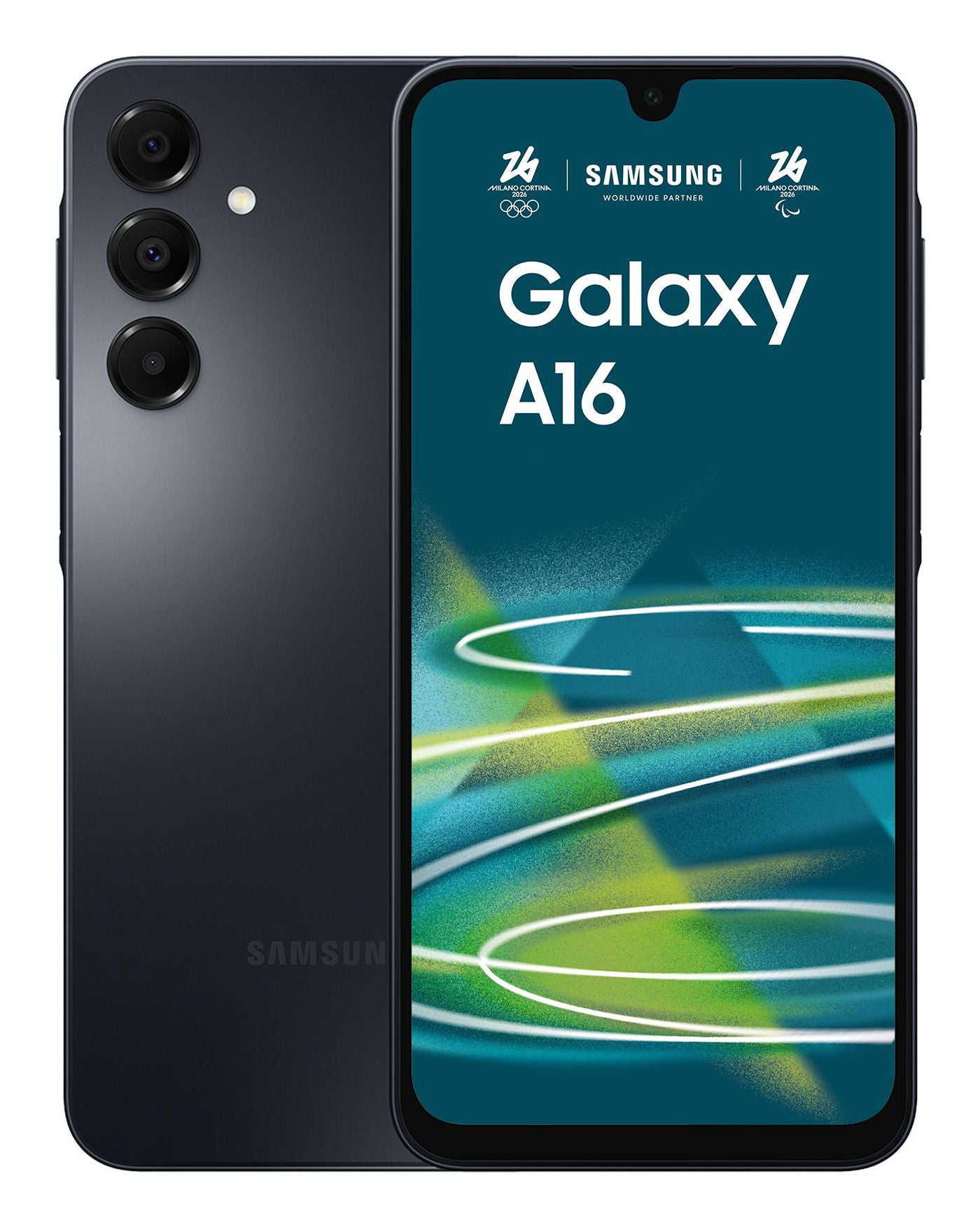 Samsung Galaxy A16 – schwarz, 6,7", 1080 × 2340, Android, 128 GB, 4 GB, Hybride Dual-SIM, 4G, NFC, IP54