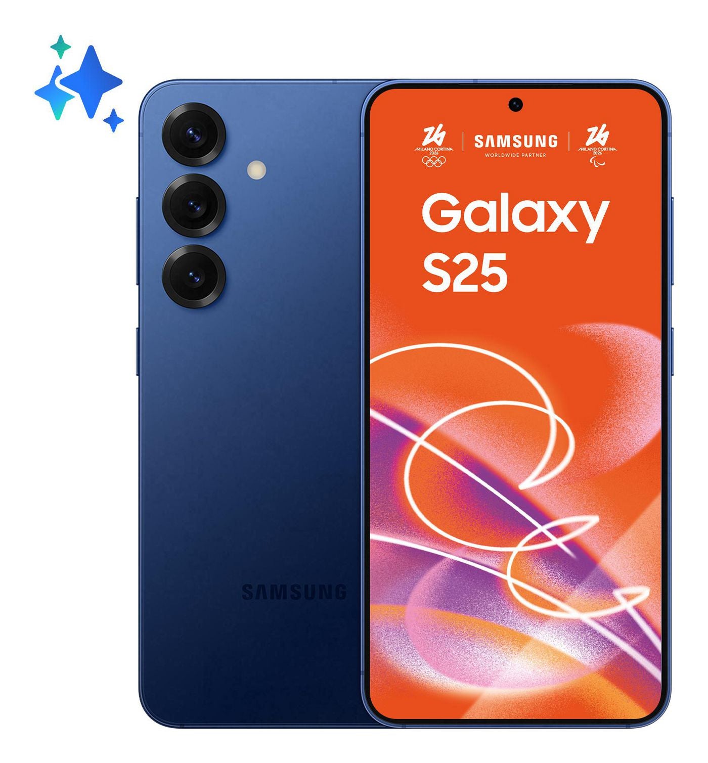 Samsung Galaxy S25 – Navy, 6,2", 2340 × 1080, Android 15, 256 GB, 12 GB, Dual-SIM, 5G, IP68, NFC