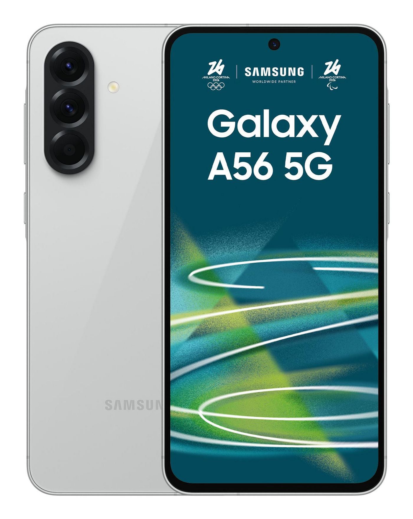 Samsung Galaxy A56 Dual SIM – hellgrau, 6,7", 1080 × 2340, Android 15, 128 GB, 8 GB, NanoSIM + eSIM, 5G, IP67