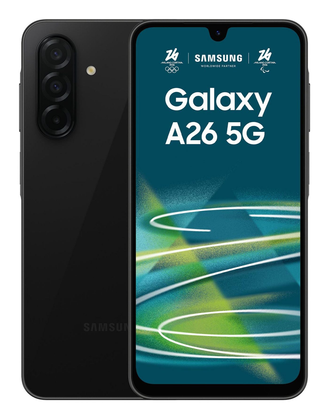 Samsung Galaxy A26 5G – schwarz, 6,7", 1080 × 2340, Android 15, 256 GB, 8 GB, Hybride Dual-SIM, IP67
