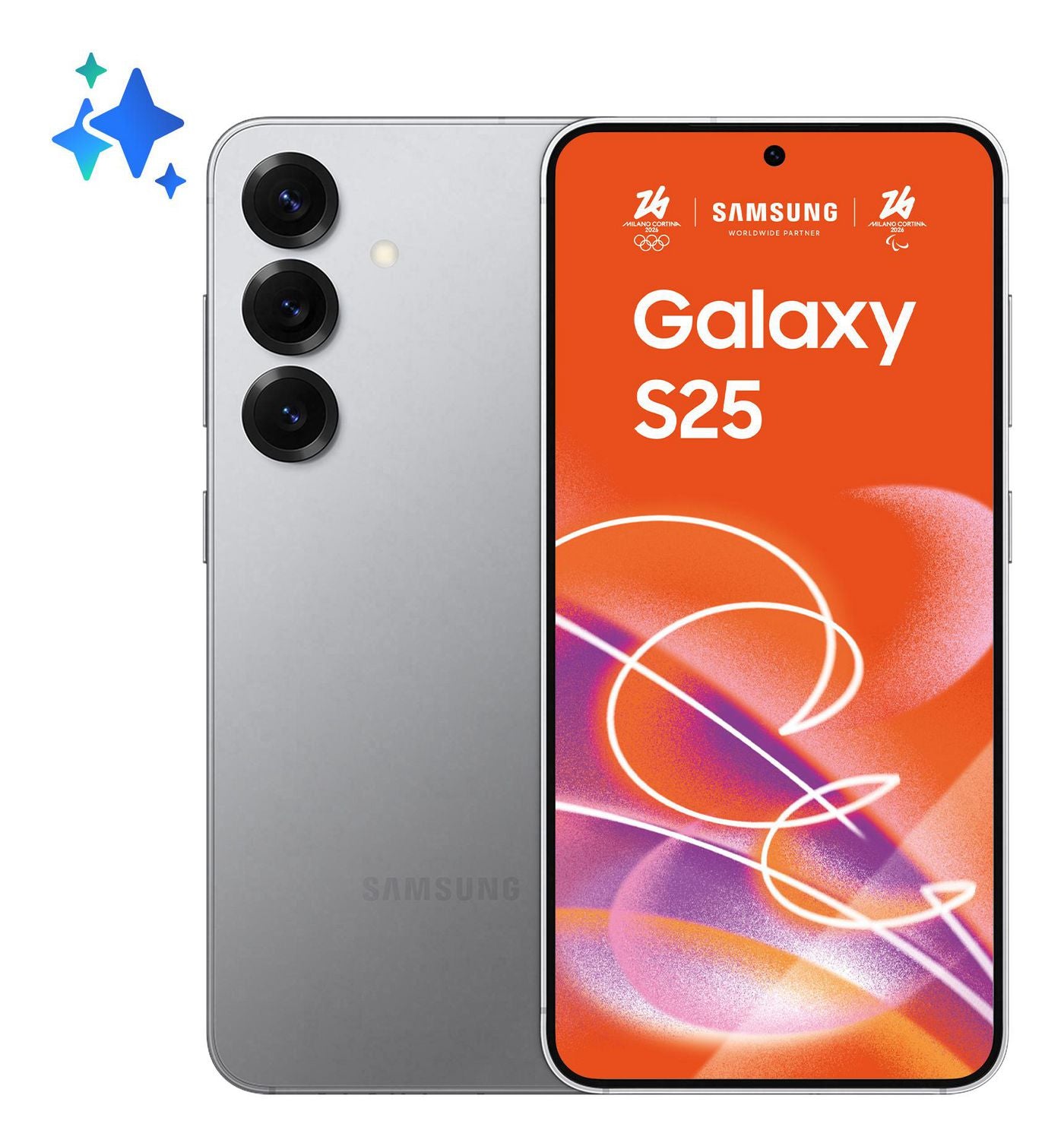 Samsung Galaxy S25 – silber, 6,2", 2340 × 1080, Android 15, 512 GB, 12 GB, Dual-SIM, 5G, IP68