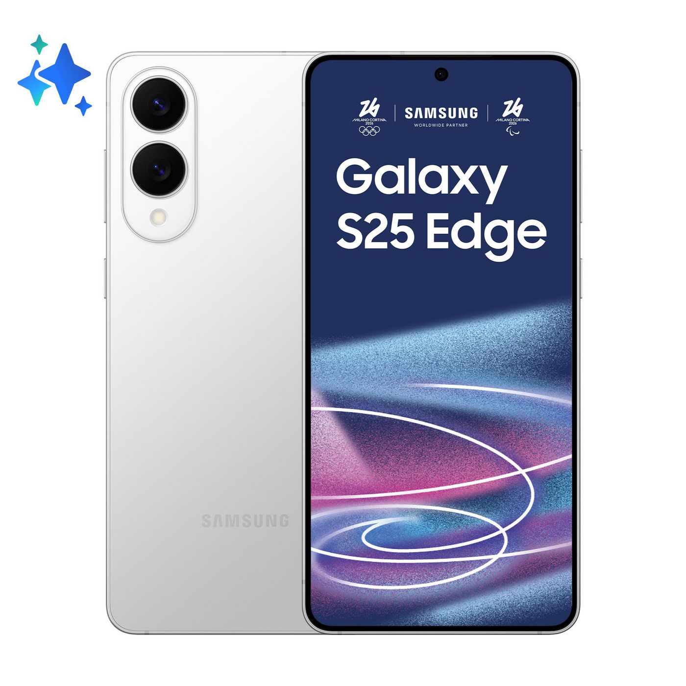 Samsung Galaxy S25 Edge – silber, 6,7", 3120 × 1440, Android 15, 512 GB, 12 GB, Dual-SIM, 5G, IP68