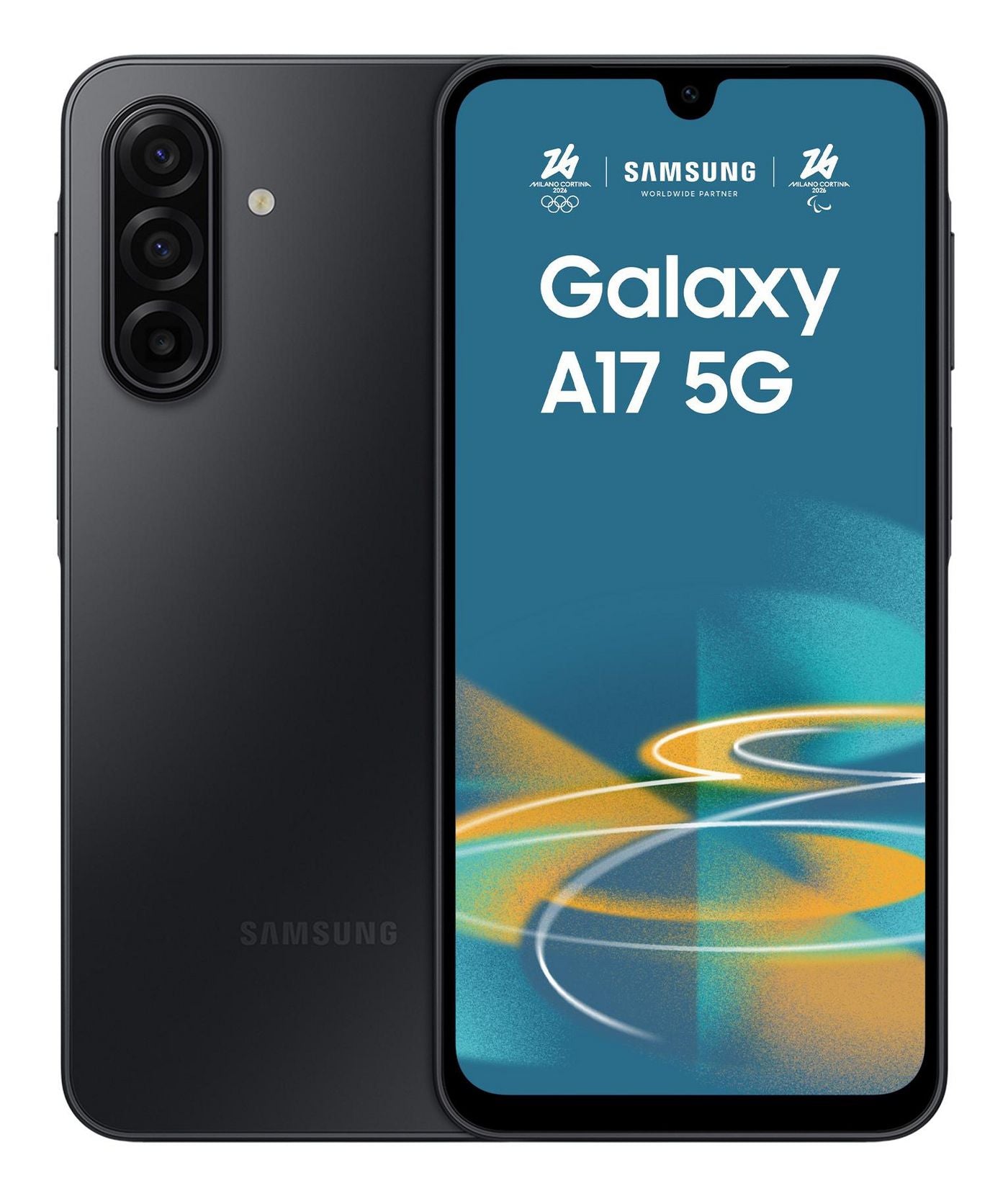 Samsung Galaxy A17 5G A176 – schwarz, 6,7", 1080 × 2340, Android 15, 128 GB, 4 GB, Dual-SIM, IP54