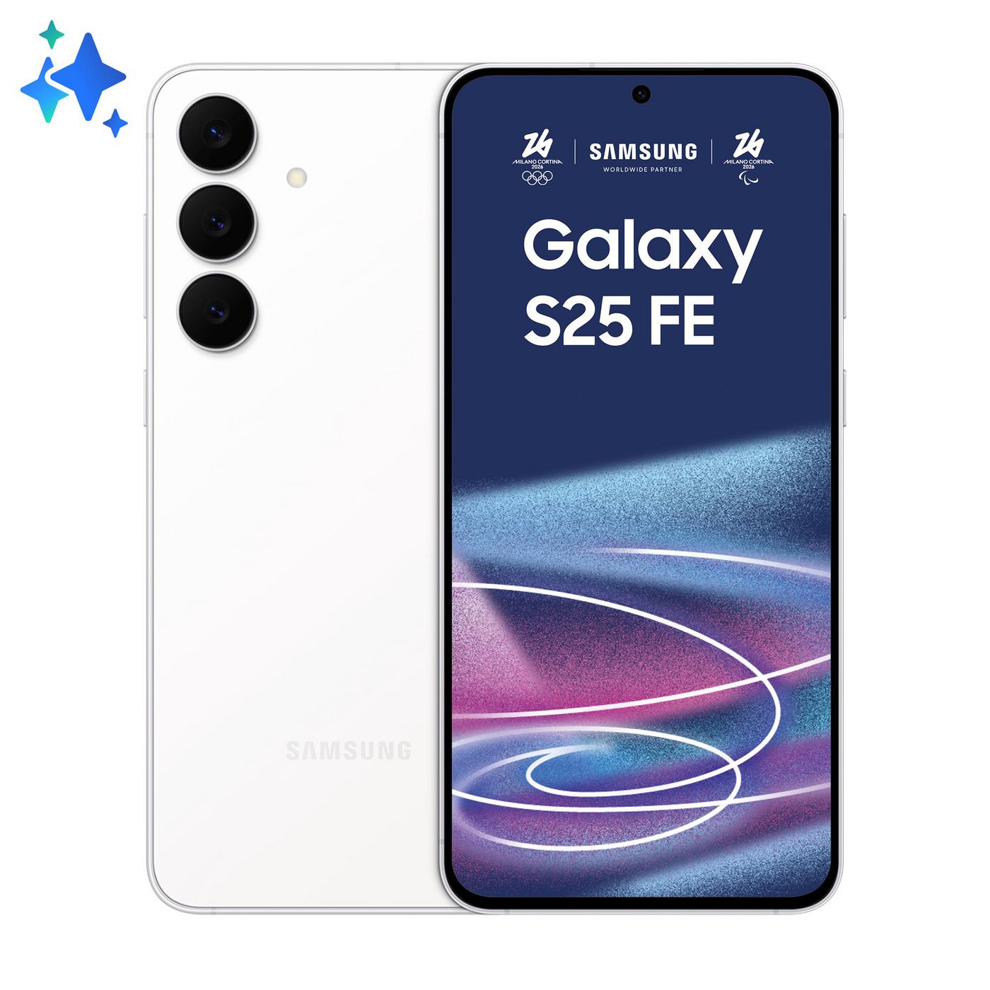 Samsung Galaxy S25 FE – weiss, 6,7", 128 GB, 8 GB, Dual SIM, 5G, IP68