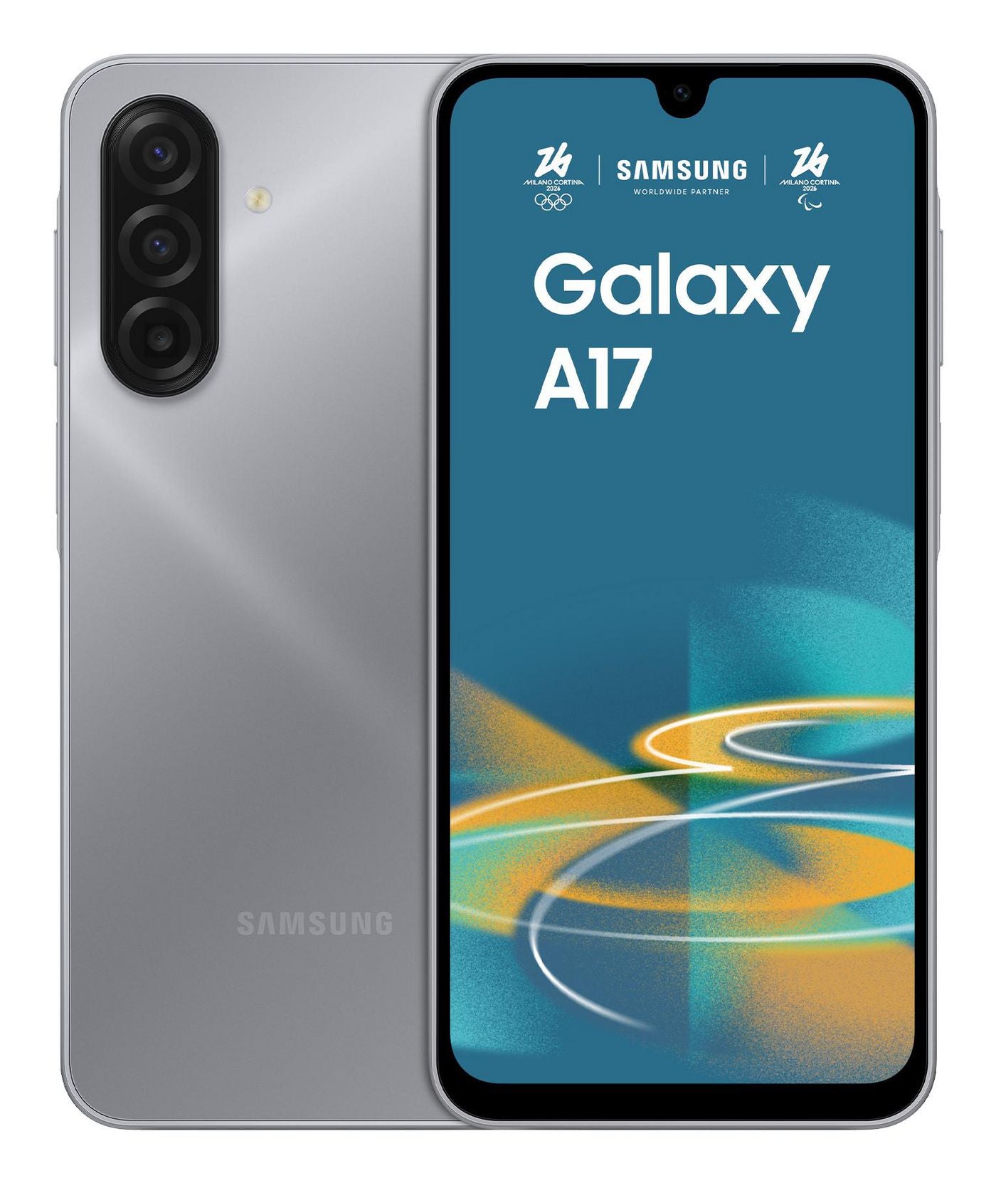 Samsung Galaxy A17 – grau, 6,7", 1080 × 2340, Android, 128 GB, 4 GB, Hybrid Dual-SIM, 4G, NFC, IP54
