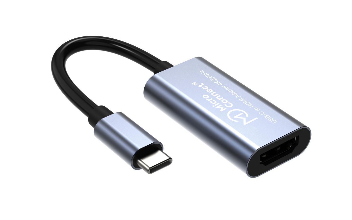 Microconnect USB-C-zu-HDMI-Adapter – 4K (3840 × 2160) @ 60 Hz, 0,15 m, Schwarz