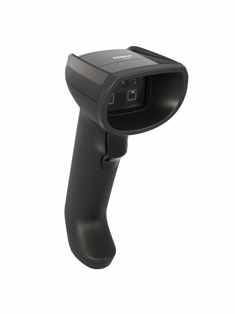 Zebra DS8208 – 1D/2D, USB, kabelgebunden, mit Ladestation