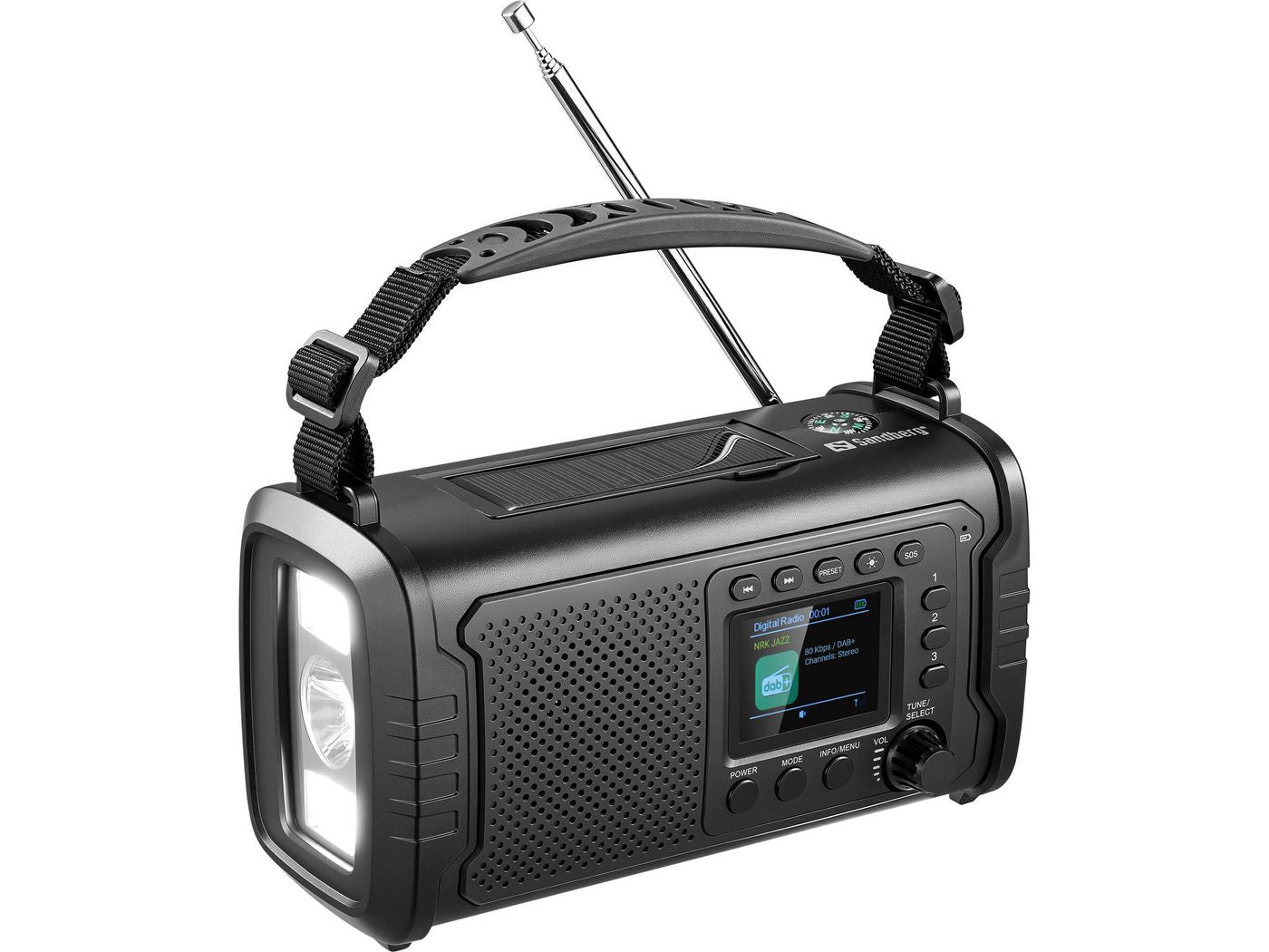 Sandberg Survivor 421-38 – Tragbares DAB+ Radio