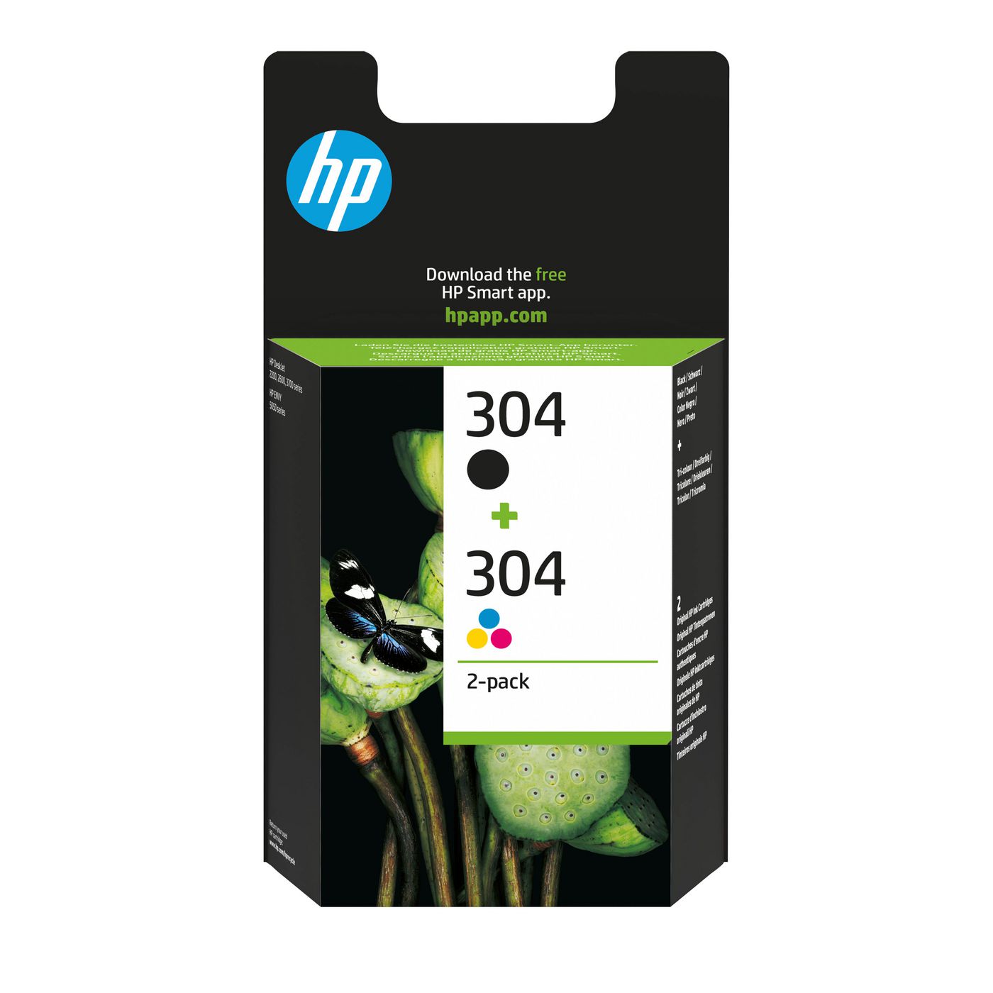 HP Tintenpatronen-Multipack 304, CMYK, 2er-Pack