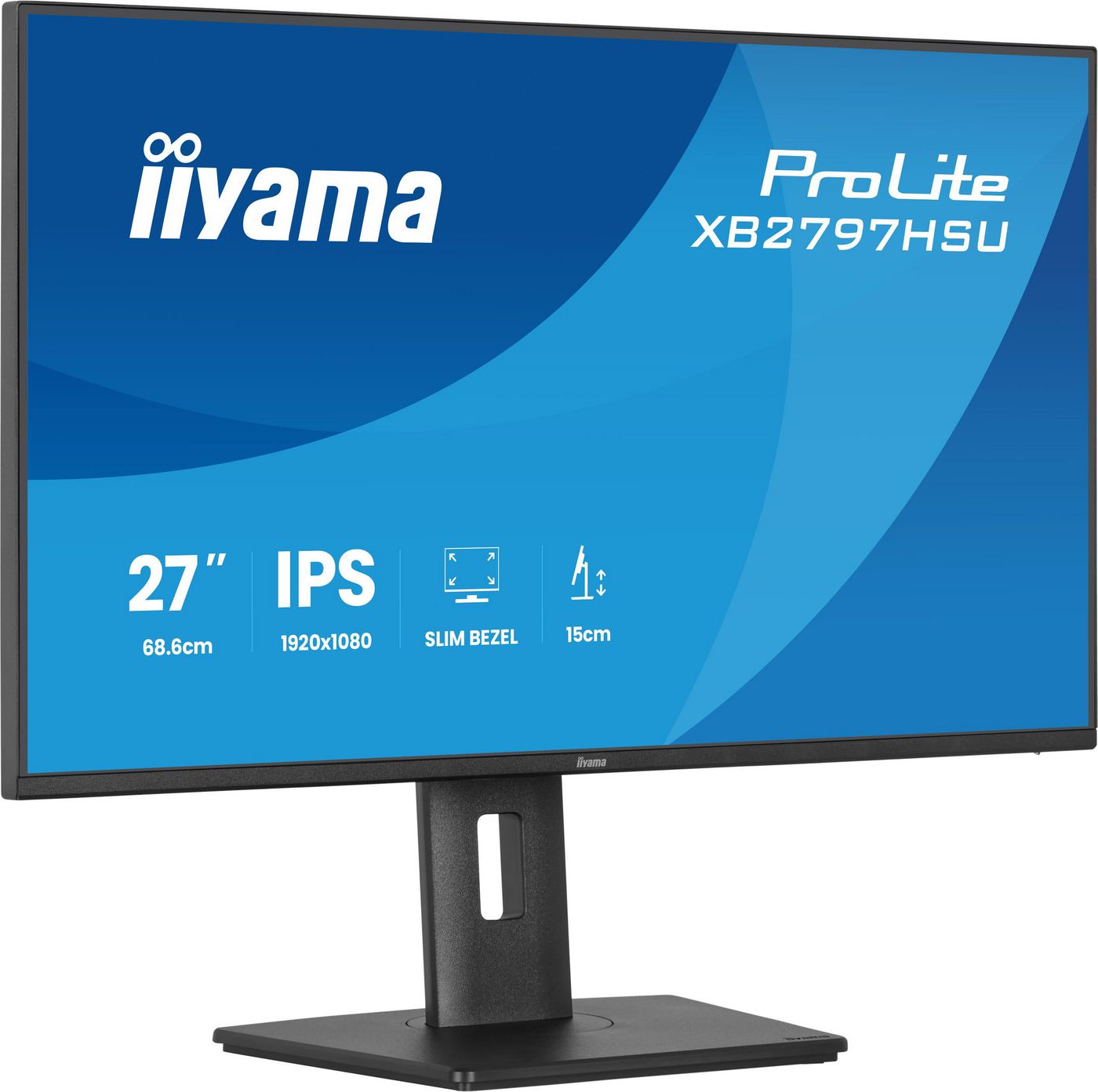 iiyama XB2797HSU-B1 – Monitor, 27" 1920 × 1080 (Full HD), IPS, 120 Hz