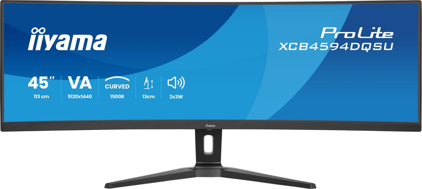 iiyama Monitor, 44.5", 5120 × 1440