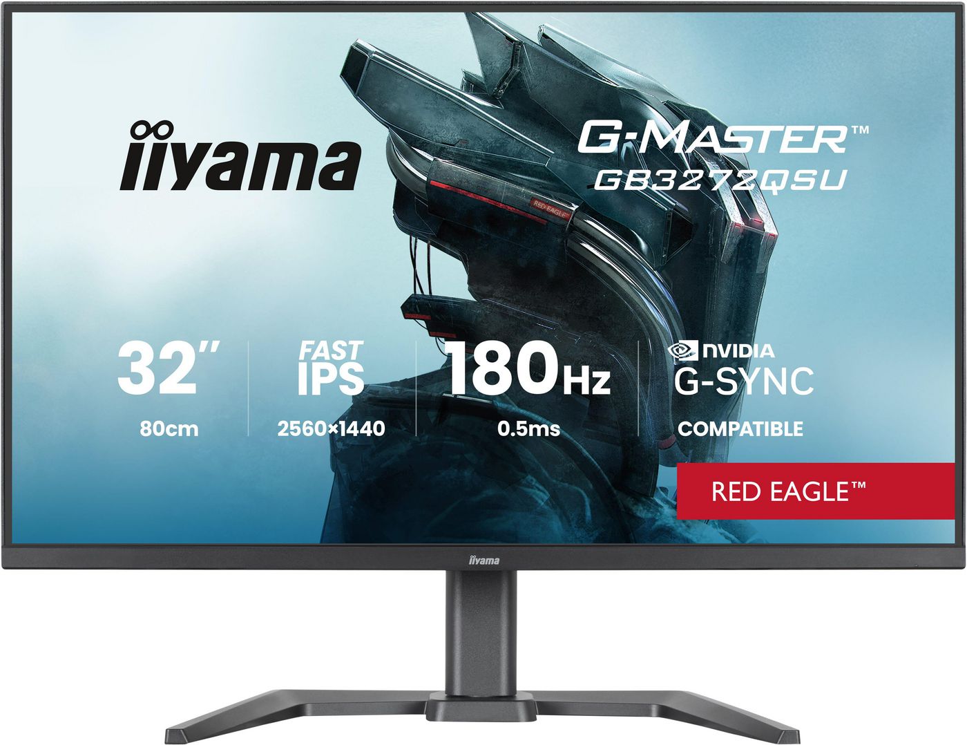 iiyama GB3272QSU-B1 – Monitor, 31,5", 2560 × 1440 (WQHD)
