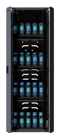 Zebra Lagerregal – 5 Böden – Grau