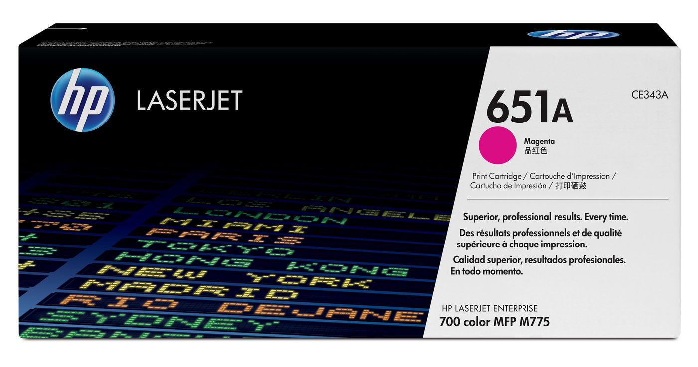 HP Toner 651A – magenta, 16000 Seiten