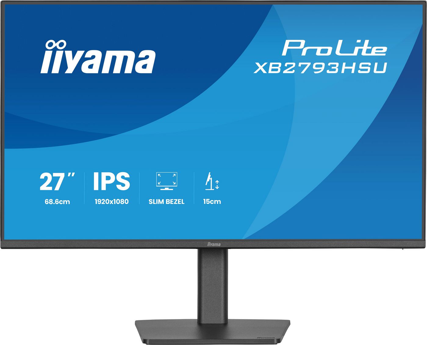 iiyama Monitor, 27" 1920 × 1080 (Full HD), IPS, 120 Hz