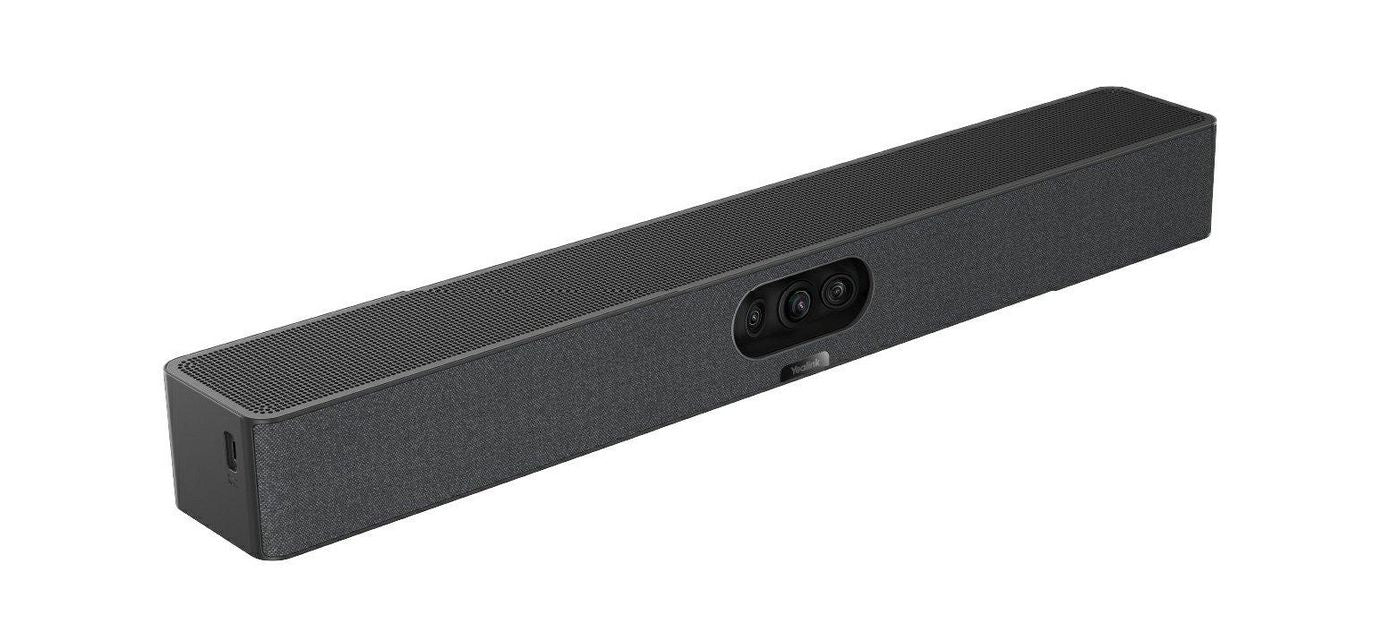 Yealink MeetingBar A25 – 4K Ultra HD Videokonferenzsystem mit Touch-Controller (CTP25), Schwarz