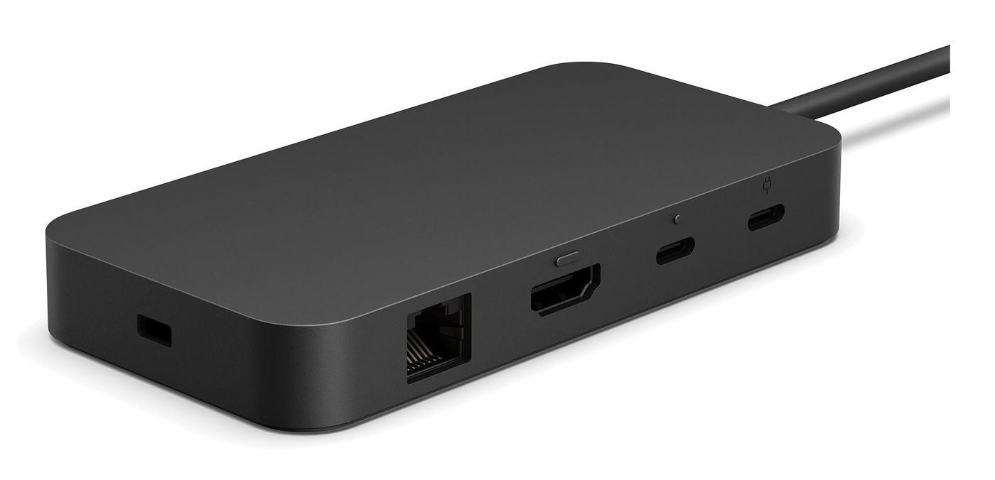 Microsoft Surface Dockingstation – USB4, 1× HDMI, 1× USB-A, 100 W PD, GbE