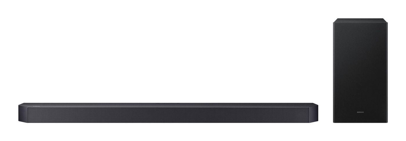 Samsung Q600F/Xn – Soundbar mit kabellosem Subwoofer – 3.1.2, HDMI eARC, Bluetooth 4.2, Titan, Schwarz