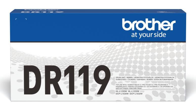 Brother Original Bildtrommel - Schwarz - DR-119 - für DCP-L1630W/DCP-L1632W/HL-L1230W usw. - 10'000 Seiten