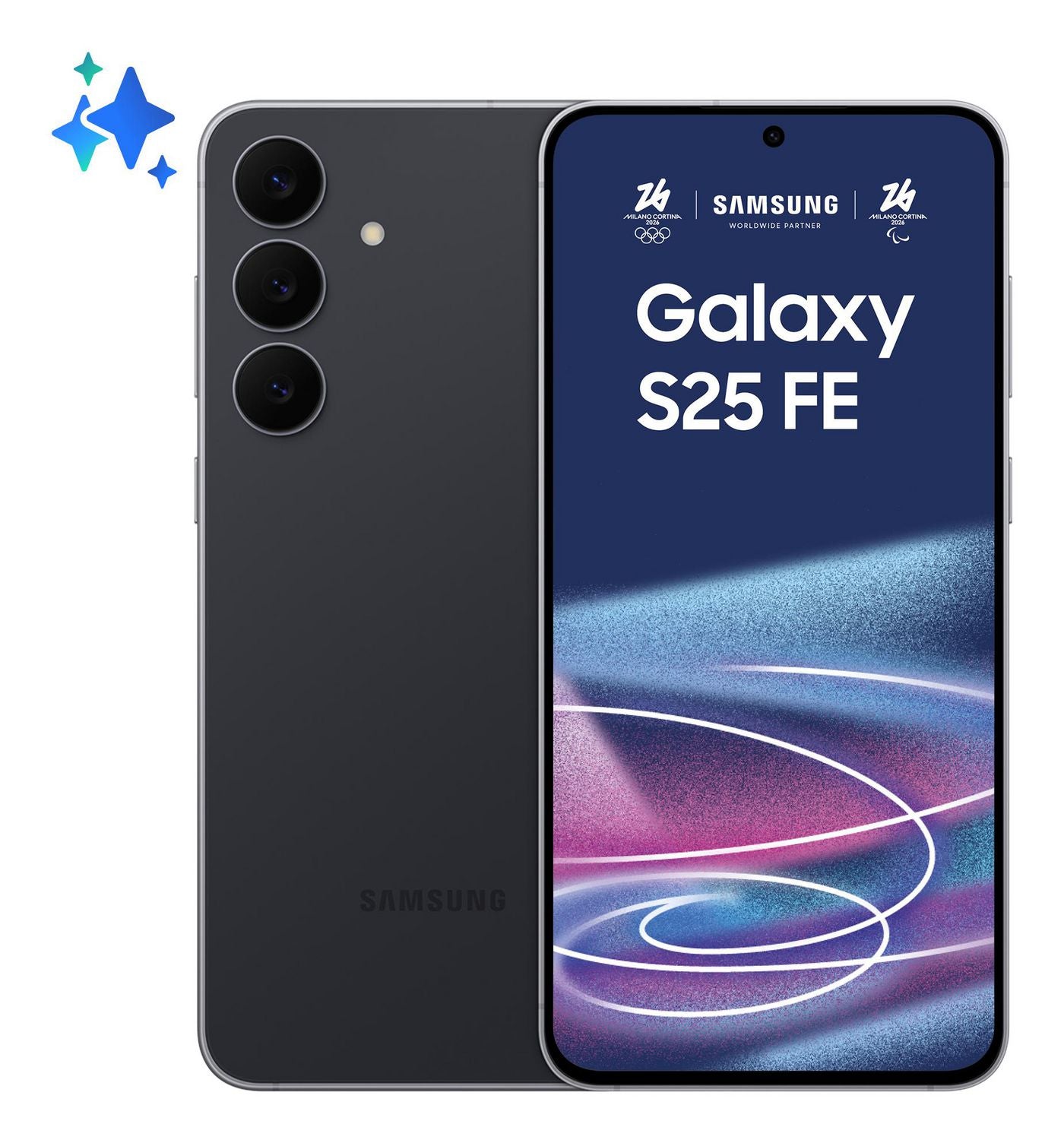 Samsung Galaxy S25 FE – schwarz, 6,7", 128 GB, 8 GB, Dual SIM, 5G, IP68
