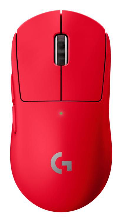 Logitech Pro X Superlight 2 SE Gaming-Maus – kabellos, 44'000 dpi, 1'000 Hz, 5 Tasten, für Rechtshänder, rot