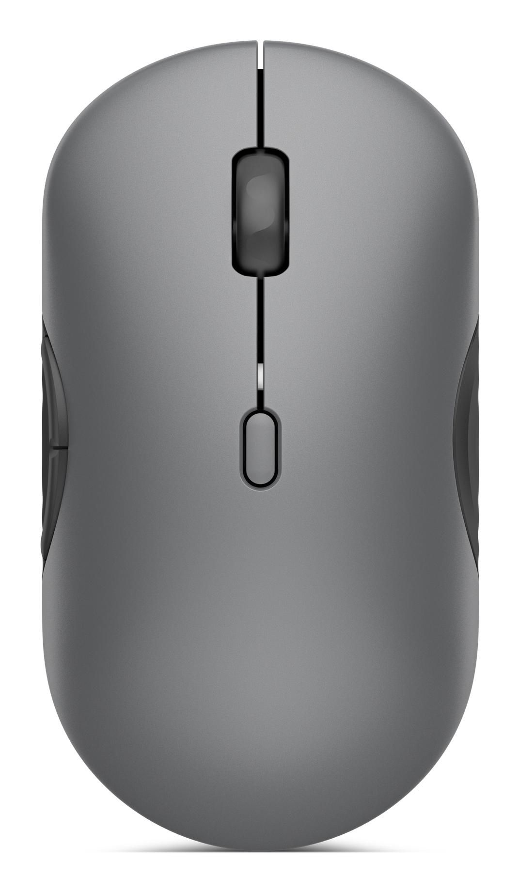Lenovo 700 Mouse Office Ambidextrous – Maus – Kabellos (Bluetooth/2,4 GHz), beidhändig, Grau