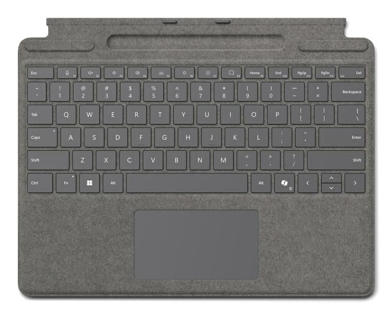 Microsoft Surface Pro – Tastatur, kabelgebunden (Cover Port), AZERTY (BE) – für Surface Pro 10/9/8 und andere