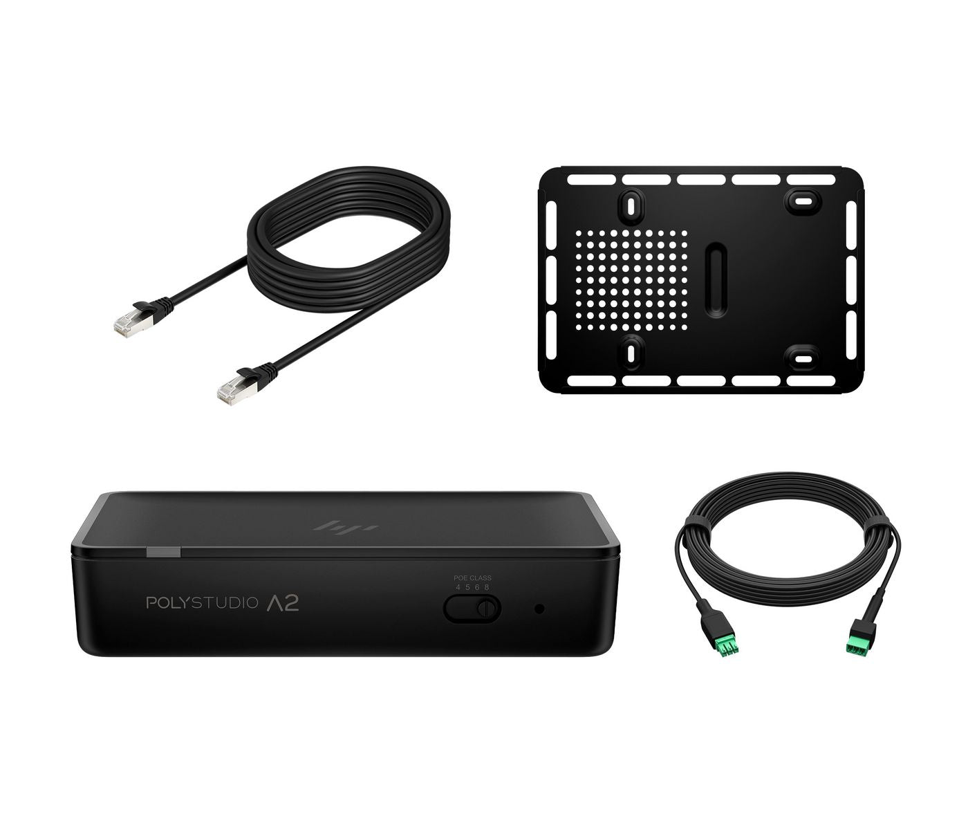 HP Poly Poly Studio A2 – Audio-Bridge – für Poly Studio G62, Poly Studio X72, Poly Studio V72 und andere, Schwarz