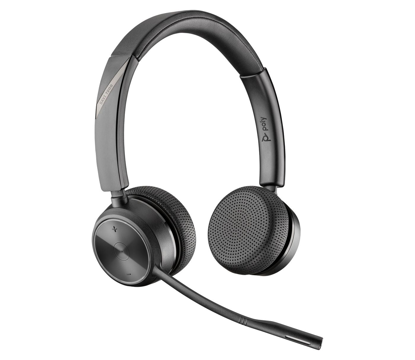 HP Poly Savi 7220 Office-Headset – Stereo, DECT, ANC, Schwarz