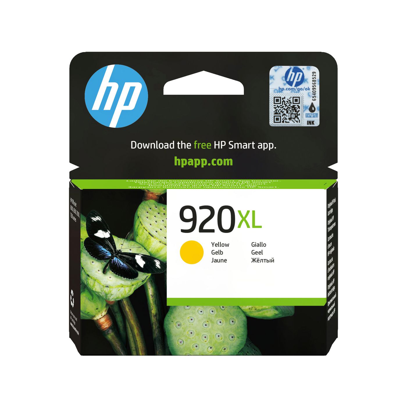 HP Tintenpatrone 920XL, Gelb, 700 Seiten – für OfficeJet 6000, OfficeJet 6500, OfficeJet 7000 und andere