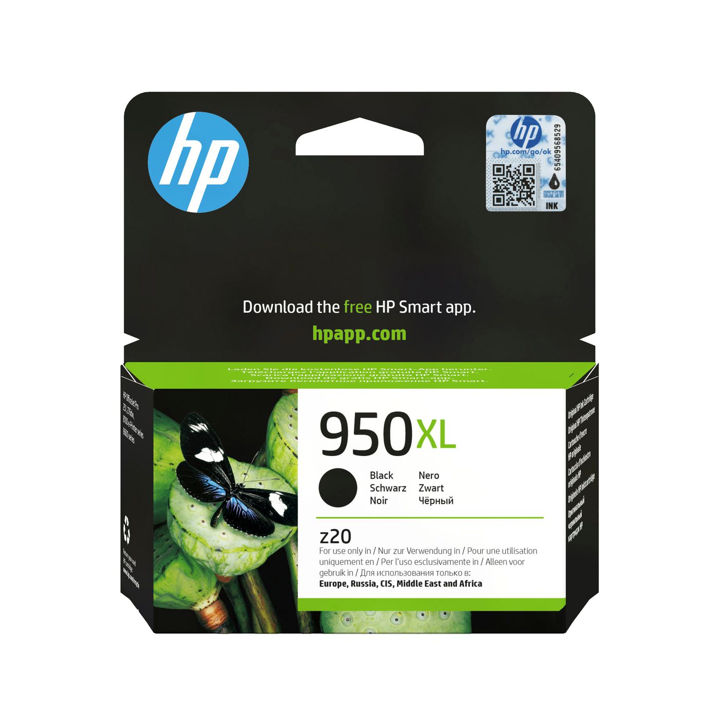 HP Tintenpatrone 950XL, Schwarz, 2'300 Seiten – für Tintenstrahldrucker/Multifunktionsgeräte