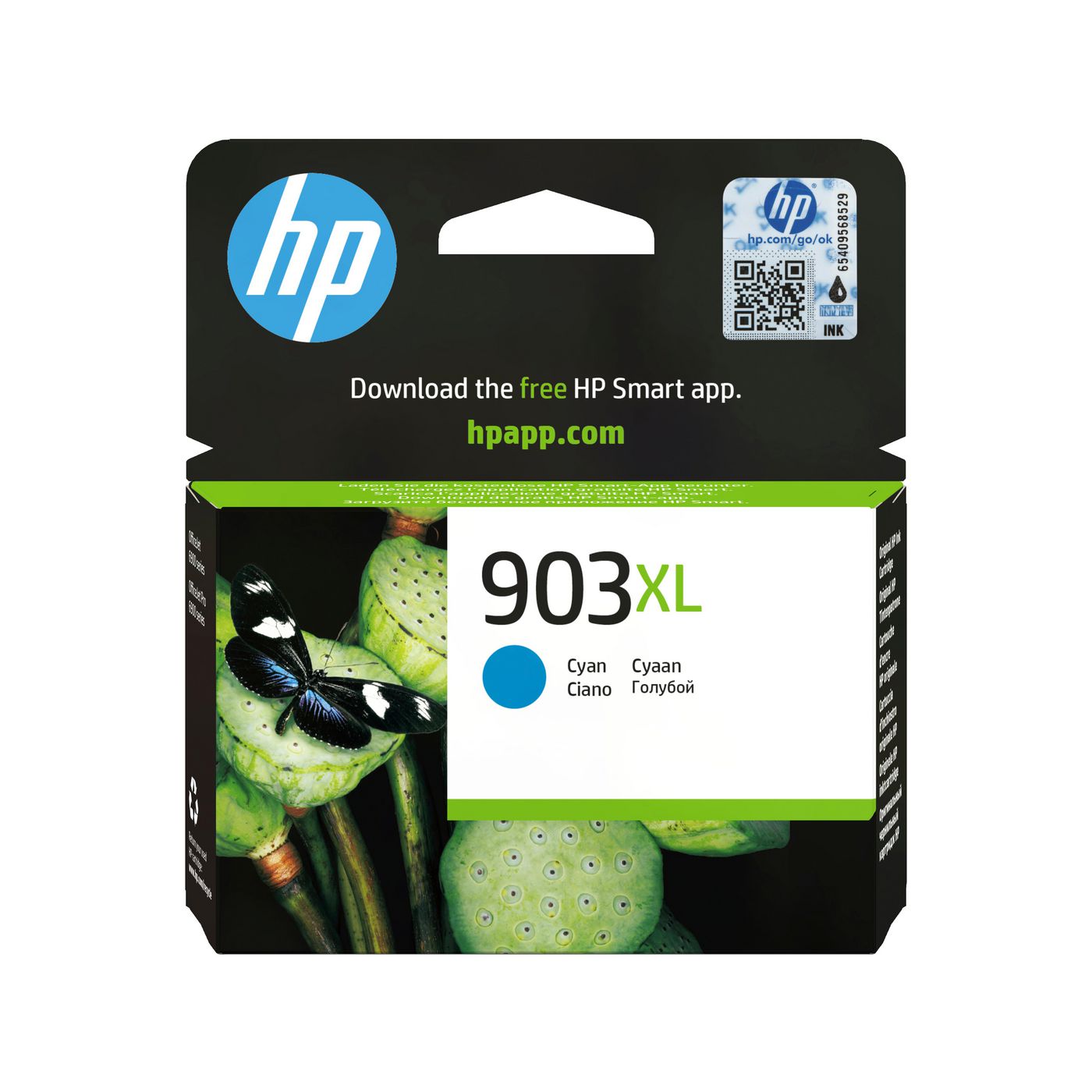HP Tintenpatrone 903XL, Cyan, XL – für HP-Drucker