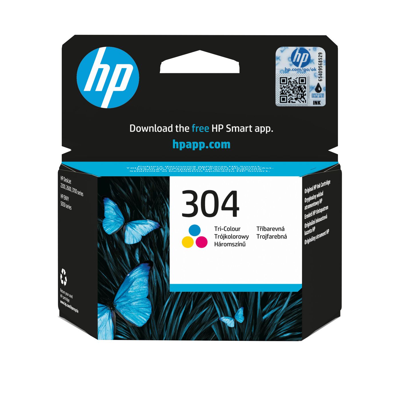 HP 304 Dreifarbig Tintenpatrone (Original) – 100 Seiten – für HP DeskJet 2620/2634, HP Envy 5020/5032 …