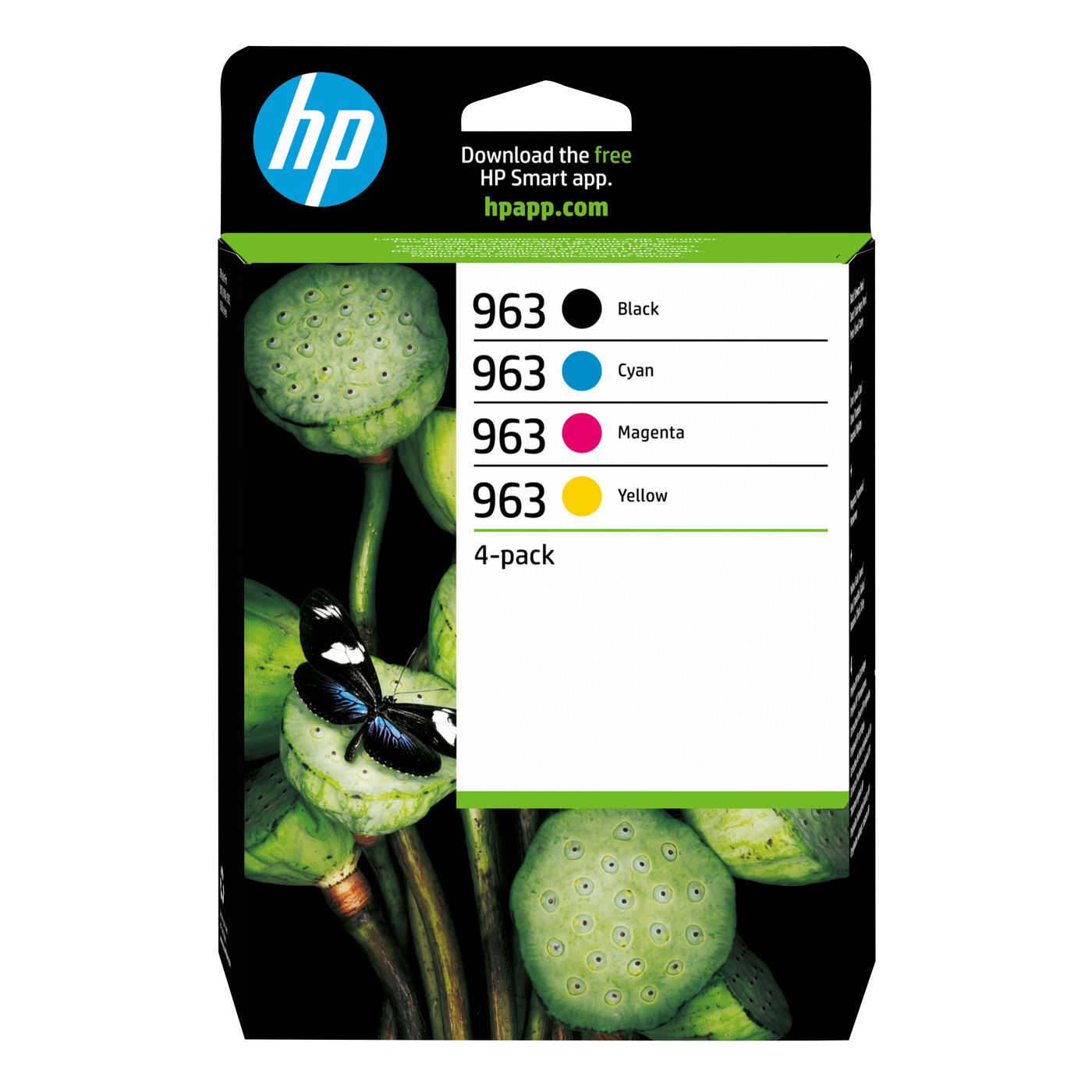 HP Tintenpatronen-Multipack 963, CMYK, 4er-Pack