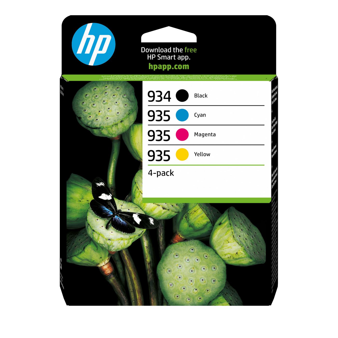 HP 934/935 Tintenpatronen-Multipack, Schwarz/Cyan/Magenta/Gelb (Original) – für OfficeJet 6820/Pro 6230