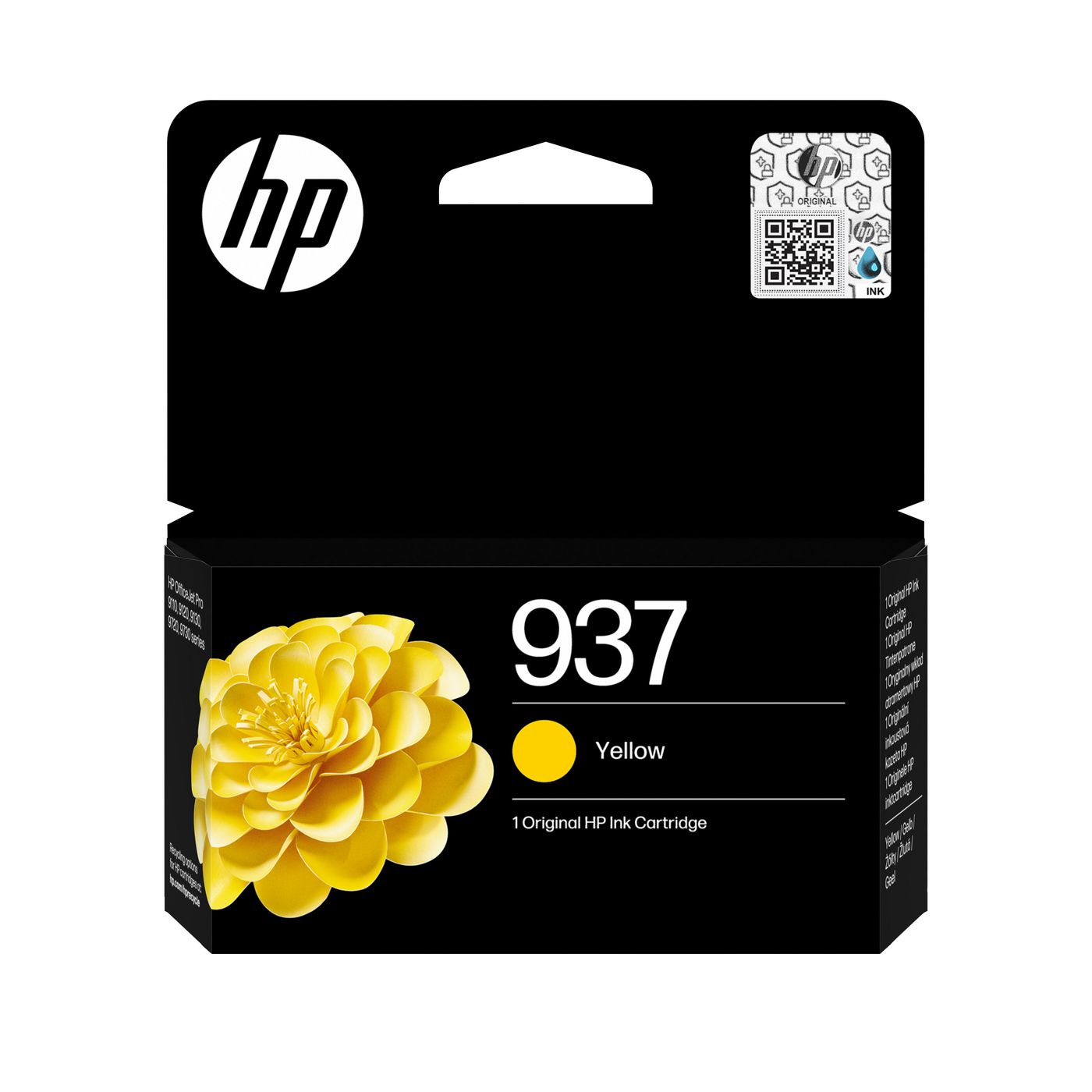 HP Tintenpatrone 937, Gelb – für Inkjetdrucker/Multifunktionsgeräte