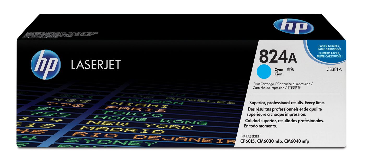 HP Toner 824A – cyan, 21000 Seiten