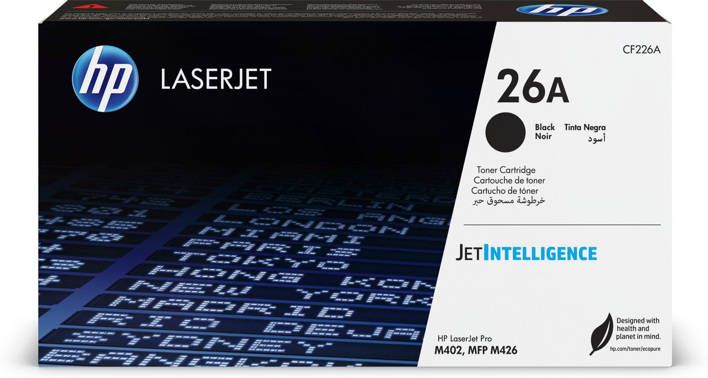 HP Toner 26A – schwarz, 3100 Seiten
