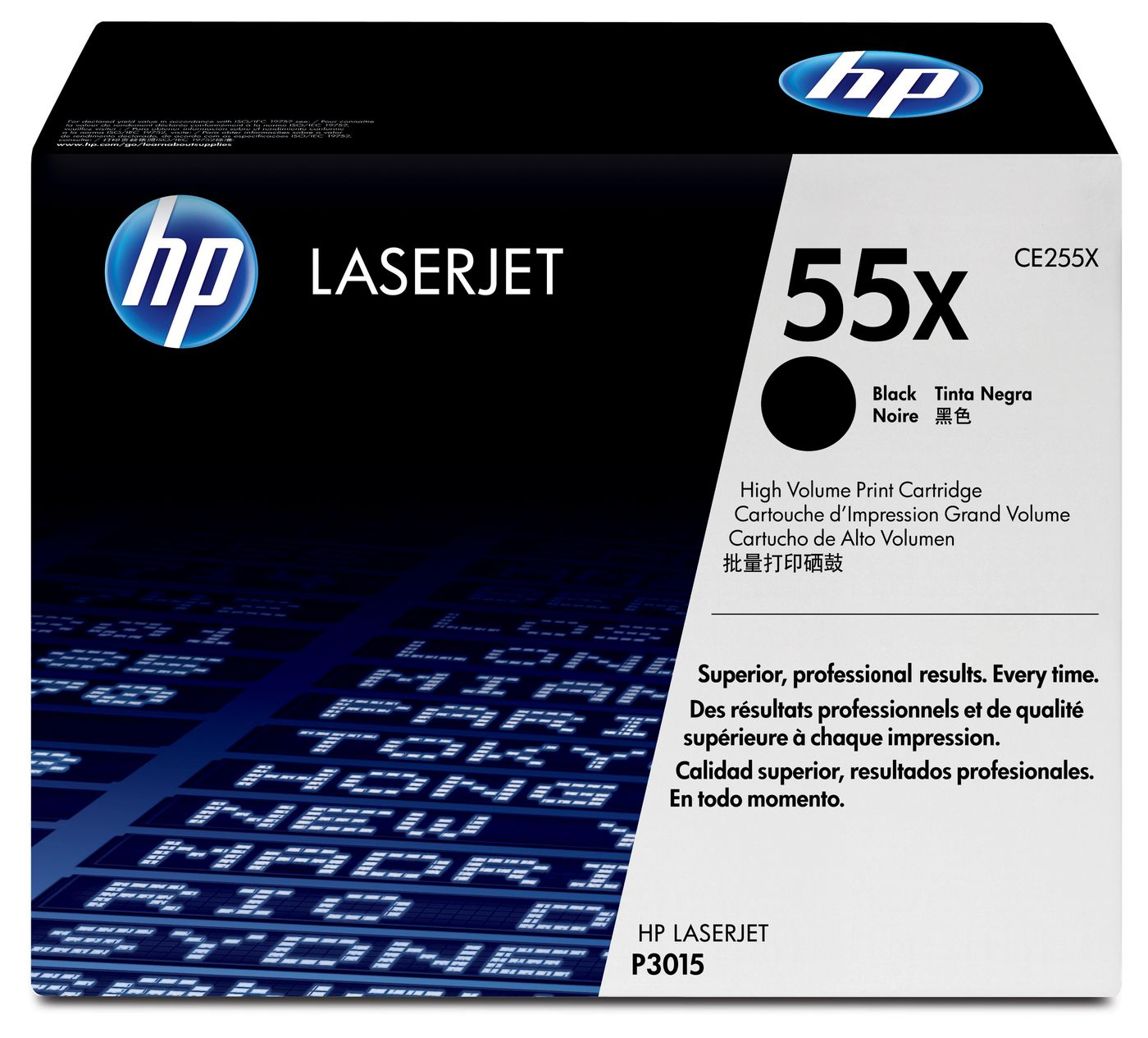 HP Toner 55X – schwarz, 12500 Seiten